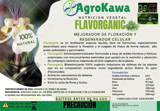 Ficha T茅cnica - Flavorganic